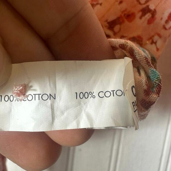 Poupette St. Barth Floral Metallic Stripe Lightweight Top - Picture 6 of 6